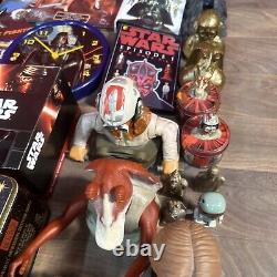 Huge Star Wars Bundle Collection Vintage & Modern Some Rare Bits Toys Books Etc