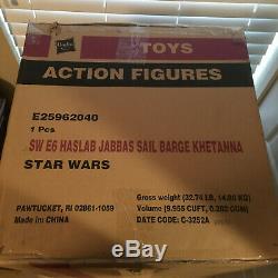 Jabbas Sail Barge with Yakface Khetanna Haslab Hasbro Star Wars Vintage Collection