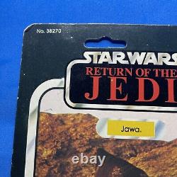 Jawa vintage star wars Figure Original Carded Sealed 1983 Rare Moc