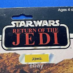 Jawa vintage star wars Figure Original Carded Sealed 1983 Rare Moc