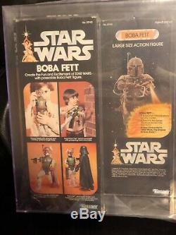 KENNER 1979 STAR WARS 12 INCH SERIES BOBA FETT VINTAGE Factory Sealed AFA 60