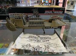 Kenner Vintage Star Wars Tatooine Skiff 1984 Loose Complete With Box Rare