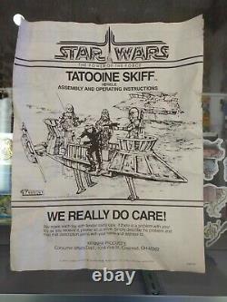 Kenner Vintage Star Wars Tatooine Skiff 1984 Loose Complete With Box Rare