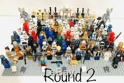 LEGO Star Wars 41 RANDOM Lots of 4 Minifigures Droids + Weapons &usedMix