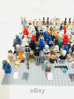 LEGO Star Wars 41 RANDOM Lots of 4 Minifigures Droids + Weapons &usedMix