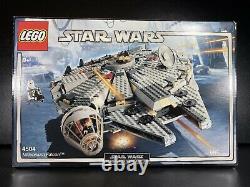 LEGO Star Wars 4504 Millennium Falcon Rare 2004 Set New Sealed Box in Good Shape