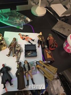 Large Lot Of Starwars Figures New And Used Vintage