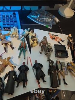 Large Lot Of Starwars Figures New And Used Vintage
