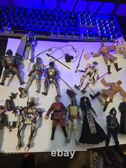 Large Lot Of Starwars Figures New And Used Vintage