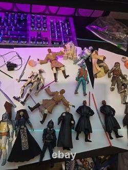 Large Lot Of Starwars Figures New And Used Vintage