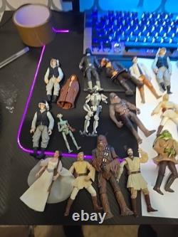 Large Lot Of Starwars Figures New And Used Vintage