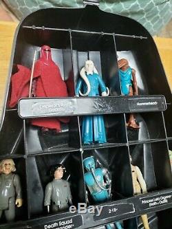 Lot Of 31 Vintage 1977-1984 Star Wars Figures Darth Vader Case /W Weapons