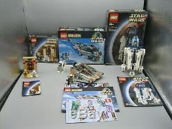 Lot of Vintage Lego Star Wars Miniatures Figure Packs Slave 1 B-WIng Snowspeeder