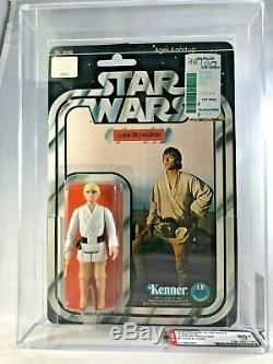 Luke Skywalker 12 Back B Vintage Kenner 1978 Star Wars AFA 80+ NM MOC Tatooine
