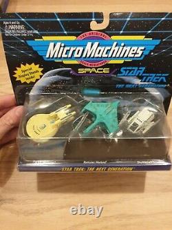 Micro Machines Star Trek Bundle x14 Galoob Vintage Enterprise, deep space nine