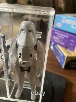 Mint Star Wars Vintage Ukg Graded Hoth Snowtrooper Figure /new Casing/ 1980