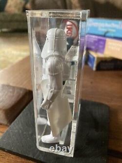 Mint Star Wars Vintage Ukg Graded Hoth Snowtrooper Figure /new Casing/ 1980