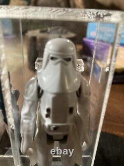 Mint Star Wars Vintage Ukg Graded Hoth Snowtrooper Figure /new Casing/ 1980