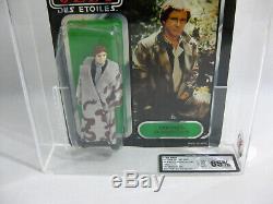 NEW 1983 Vintage Star Wars Han Solo Trench TRI-LOGO 79 BK UKG 70/65/80 AFA