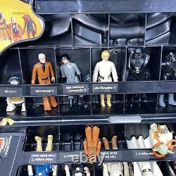 Original 1980 Star Wars Darth Vader Carry Case 22 Vintage Action Figures Yoda