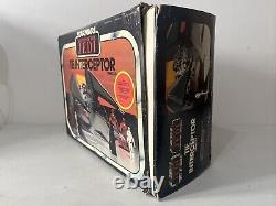 Original Vintage Box For Star Wars Tie Interceptor Vehicle Twin Logo French 1983