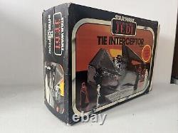 Original Vintage Box For Star Wars Tie Interceptor Vehicle Twin Logo French 1983