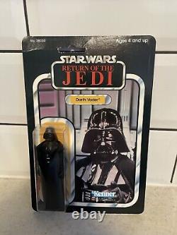 Original Vintage Star Wars Darth Vader ROTJ Sealed MOC 1983 77 Back