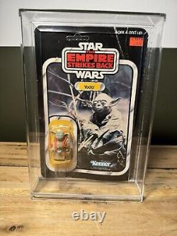 Original Vintage Star Wars Yoda ESB Sealed MOC Unpunched 1980 32 Back