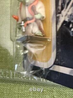 Original Vintage Star Wars Yoda ESB Sealed MOC Unpunched 1980 32 Back