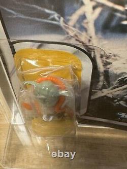 Original Vintage Star Wars Yoda ESB Sealed MOC Unpunched 1980 32 Back