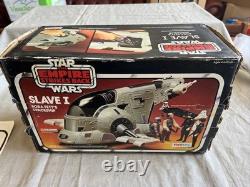PALITOY STAR WARS SLAVE 1 SPACESHIP ESB BOXED Rare Boba Fett Ship VINTAGE