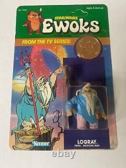 Rare Kenner Star Wars Ewoks Logray Ewok Medicine Man, Vintage