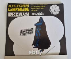 Rare Vintage Star Wars Scanlite Kit-Form Lampshade 1981 in Packaging With Poster