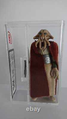 Rare Vintage Star Wars Squid Head LILI Ledy Burgundy Cape Graded Ukg 75 Not Afa