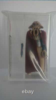 Rare Vintage Star Wars Squid Head LILI Ledy Burgundy Cape Graded Ukg 75 Not Afa