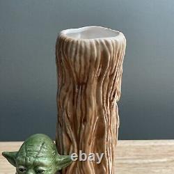 Rare Vintage Star Wars Yoda Flower Vase By Sigma-STAR WARS