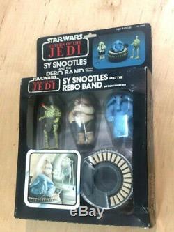 SEALED Vintage Star Wars ROTJ Sy Snootles Max Rebo Band NRFB Box