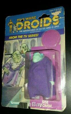 SISE FROMM DROIDS cartoon Vintage Star Wars Figure KENNER 1985 ORIGINAL