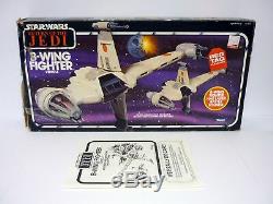 STAR WARS B-WING FIGHTER Vintage Action Figure Vehicle ROTJ MIB / COMPLETE 1983