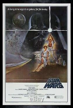 STAR WARS CineMasterpieces 1977 ORIGINAL 77/21 VINTAGE UNUSED MOVIE POSTER
