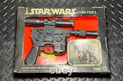 STAR WARS HAN SOLO BLASTER 1978 KENNER BOXED Original Vintage Star Wars Toy