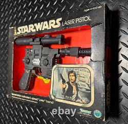 STAR WARS HAN SOLO BLASTER 1978 KENNER BOXED Original Vintage Star Wars Toy