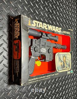 STAR WARS HAN SOLO BLASTER 1978 KENNER BOXED Original Vintage Star Wars Toy