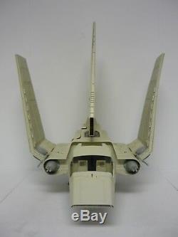 STAR WARS IMPERIAL SHUTTLE Vintage Figure Vehicle ROTJ COMPLETE withBOX WORKS 1984