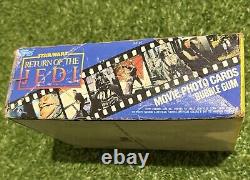 STAR WARS VINTAGE TOPPS CARDS 1983 RETURN OF THE JEDI FULL BOX 36 wax packs