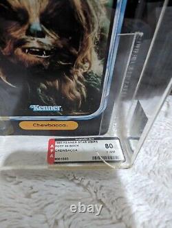 STAR WARS Vintage Chewbacca Action Figure AFA Graded 80