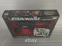 Sealed! Vintage STAR WARS HAN SOLO BLASTER LASER PISTOL Kenner 1978 MISB MIB