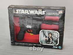 Sealed! Vintage STAR WARS HAN SOLO BLASTER LASER PISTOL Kenner 1978 MISB MIB