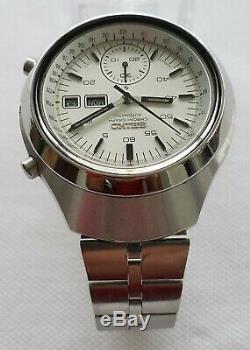 Seiko 6139-7100 Helmet Stormtrooper Automatic Chrono Orig Fish Bone 03/1976