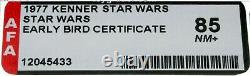 Star Wars 1977 Vintage Kenner Early Bird Certificate MISB AFA 85